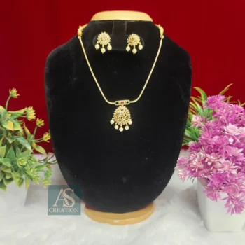 Antci Peacock Choker With Earrings